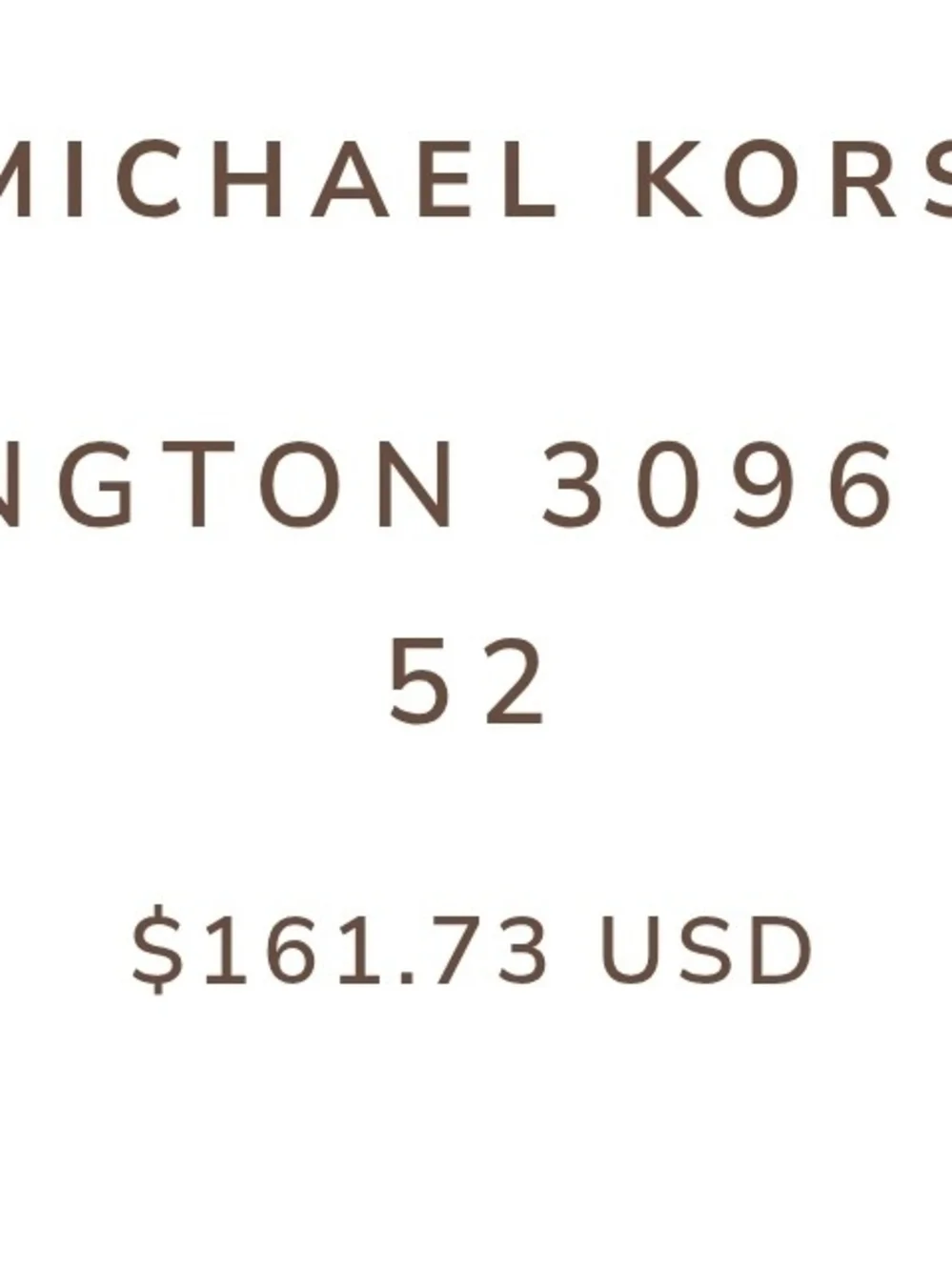 Michael Kors Rose Gold Metal Frame Glasses With Case
